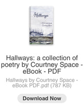 Load image into Gallery viewer, Hallways: a collection of poetry by Courtney Space - eBook
